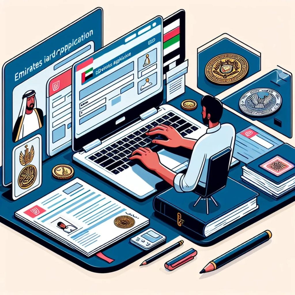 Applying for an Emirates ID Card process online image