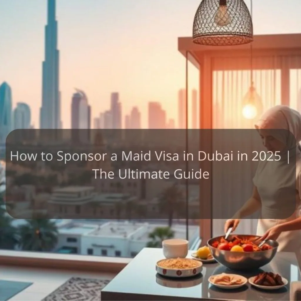 how to sponsor maid visa in dubai